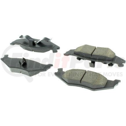 301.05120 by CENTRIC - Premium Ceramic Brake Pads with Shims and Hardware