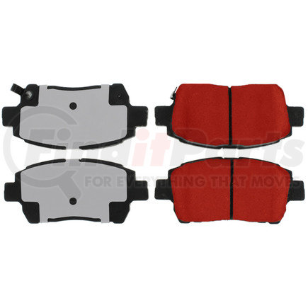 500.08221 by CENTRIC - PQ PRO Disc Brake Pads with Hardware