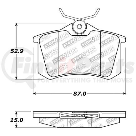308.03400 by CENTRIC - StopTech Street Brake Pad