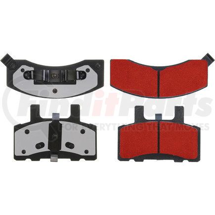 500.03700 by CENTRIC - PQ PRO Disc Brake Pads with Hardware