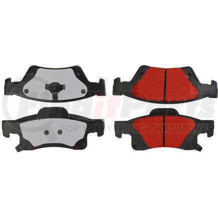 500.14980 by CENTRIC - PQ PRO Disc Brake Pads with Hardware