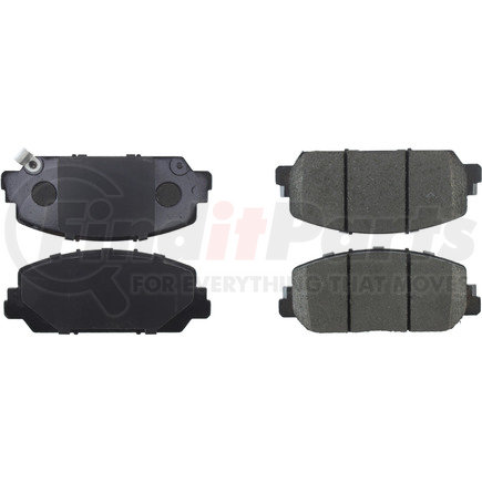 308.16970 by CENTRIC - Street Brake Pads with Shims and Hardware