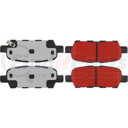 500.09052 by CENTRIC - PQ PRO Disc Brake Pads with Hardware