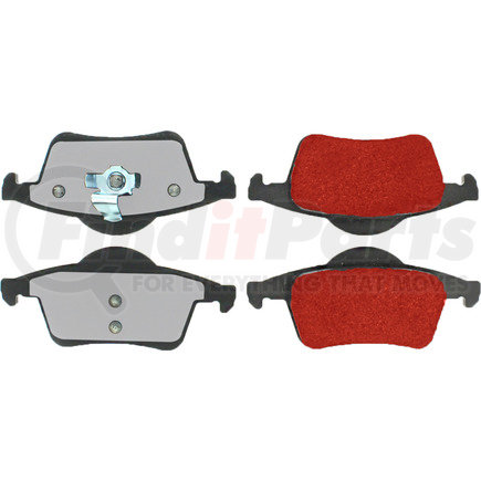 500.07950 by CENTRIC - PQ PRO Disc Brake Pads with Hardware