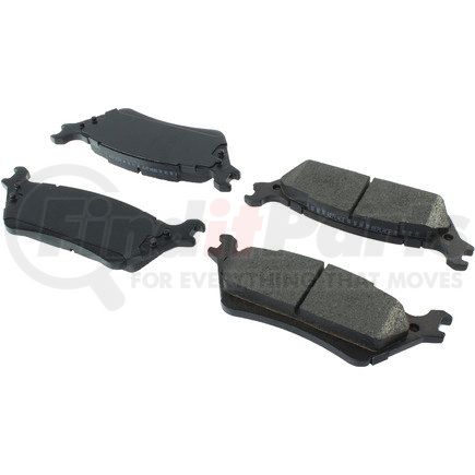 Centric 308.16020 Disc Brake Pad Set Street Brake Pads Rear with Shims