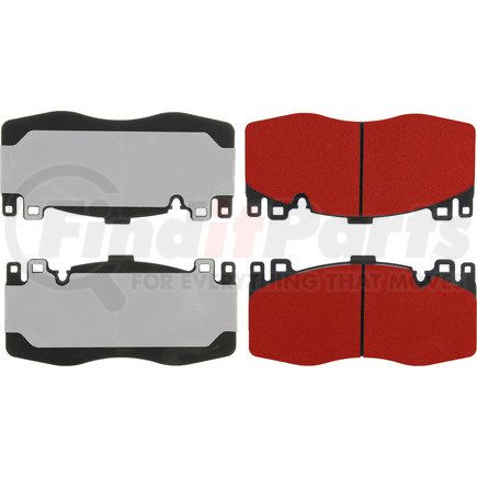 500.17380 by CENTRIC - PQ PRO Disc Brake Pads with Hardware