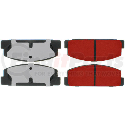 500.03320 by CENTRIC - PQ PRO Disc Brake Pads with Hardware