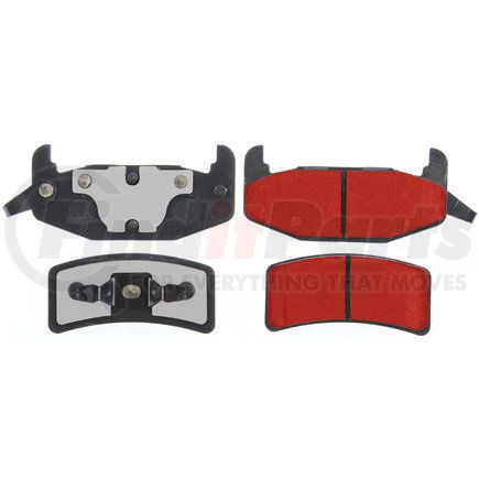 500.03770 by CENTRIC - PQ PRO Disc Brake Pads with Hardware