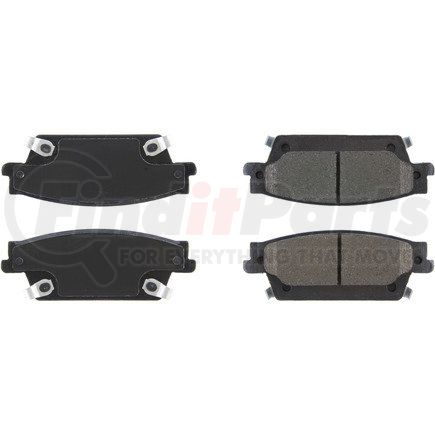 308.10200 by CENTRIC - Street Brake Pads Rear with Shims and Hardware