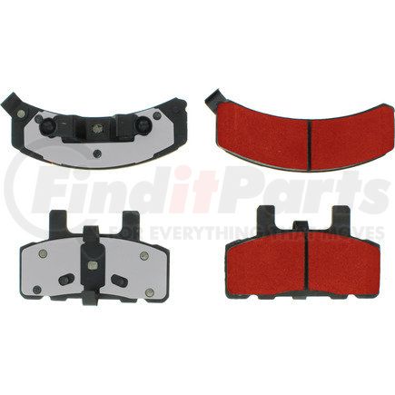 500.03690 by CENTRIC - PQ PRO Disc Brake Pads with Hardware