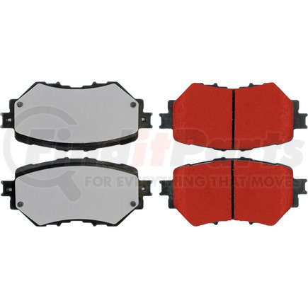 500.17590 by CENTRIC - PQ PRO Disc Brake Pads with Hardware