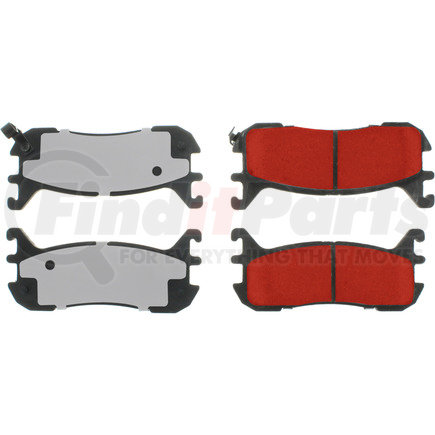 500.06360 by CENTRIC - PQ PRO Disc Brake Pads with Hardware