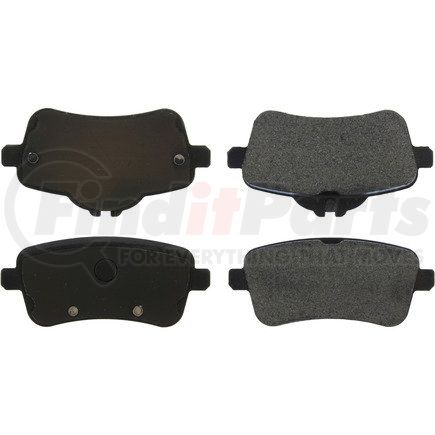 300.16300 by CENTRIC - Centric Premium Semi-Metallic Brake Pads with Shims and Hardware