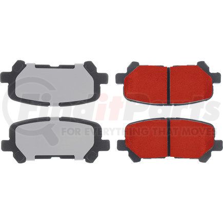 500.15850 by CENTRIC - PQ PRO Disc Brake Pads with Hardware