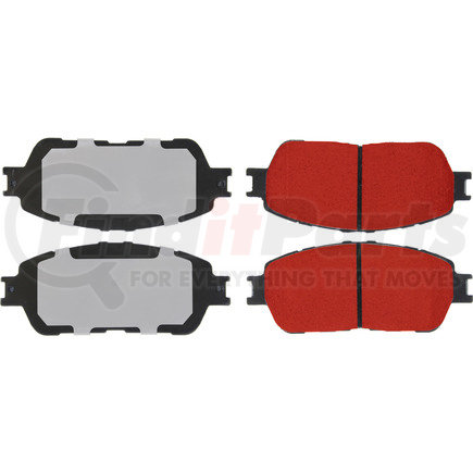500.09061 by CENTRIC - PQ PRO Disc Brake Pads with Hardware