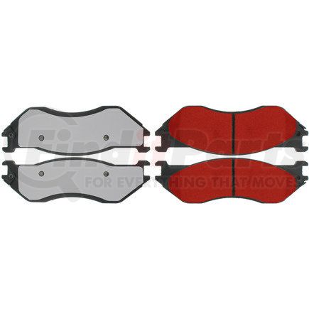 500.08970 by CENTRIC - PQ PRO Disc Brake Pads with Hardware