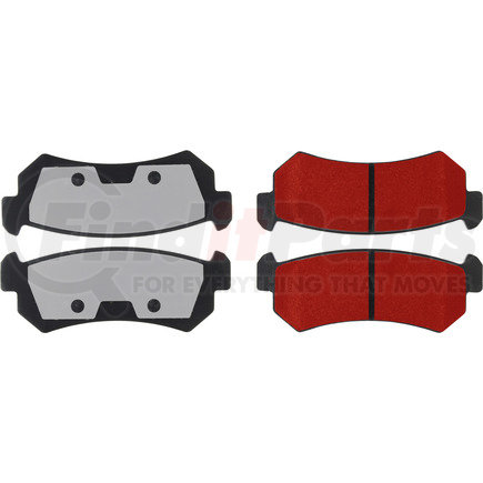 500.10360 by CENTRIC - PQ PRO Disc Brake Pads with Hardware