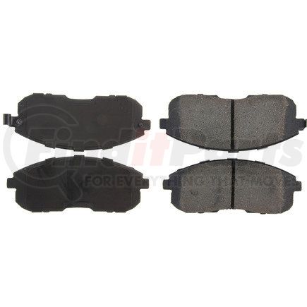 Centric 305.06530 Disc Brake Pad Set Street Slect Brake Pads with Hardware