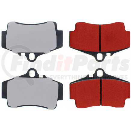 500.07380 by CENTRIC - PQ PRO Disc Brake Pads with Hardware