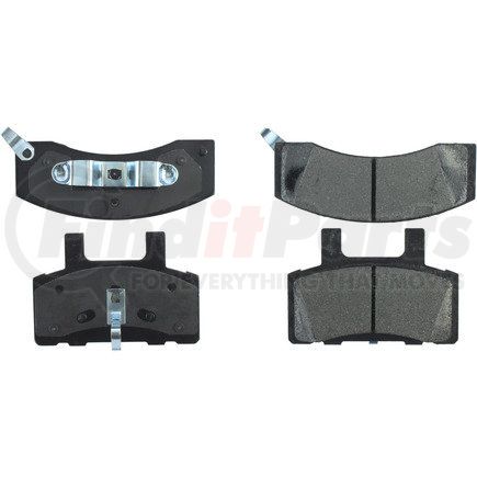 308.03700 by CENTRIC - Street Brake Pads Front with Shims and Hardware