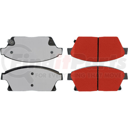 500.14670 by CENTRIC - PQ PRO Disc Brake Pads with Hardware