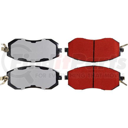 500.15390 by CENTRIC - PQ PRO Disc Brake Pads with Hardware