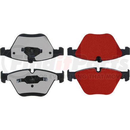 500.09180 by CENTRIC - PQ PRO Disc Brake Pads with Hardware