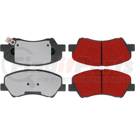 500.15930 by CENTRIC - PQ PRO Disc Brake Pads with Hardware