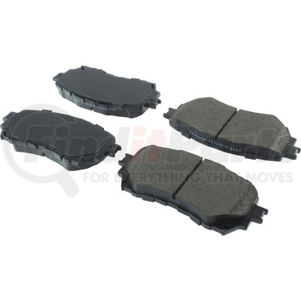 Centric 308.17110 Disc Brake Pad Set Street Brake Pads Front with Shims and Hardware