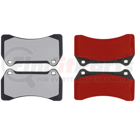 500.09380 by CENTRIC - PQ PRO Disc Brake Pads with Hardware