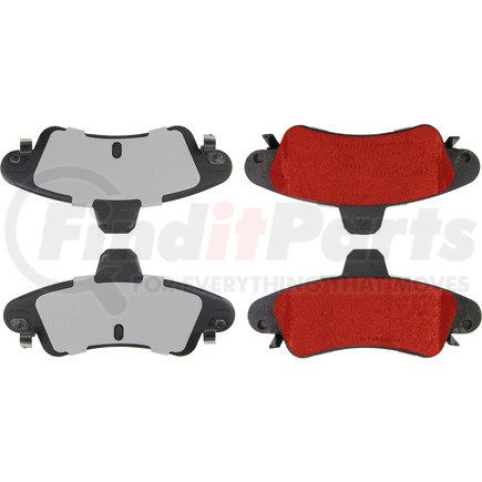 500.08991 by CENTRIC - PQ PRO Disc Brake Pads with Hardware