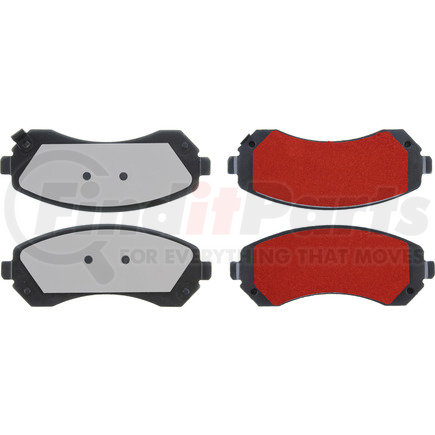 500.08440 by CENTRIC - PQ PRO Disc Brake Pads with Hardware