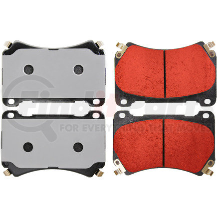 500.13960 by CENTRIC - PQ PRO Disc Brake Pads with Hardware