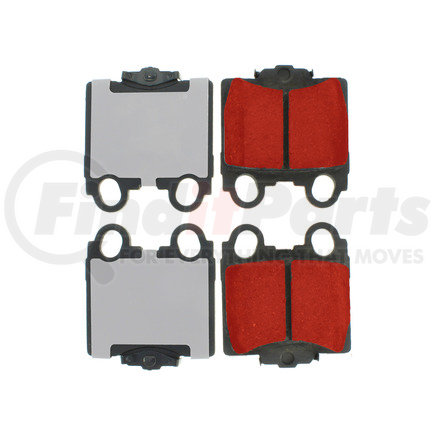 500.07710 by CENTRIC - PQ PRO Disc Brake Pads with Hardware