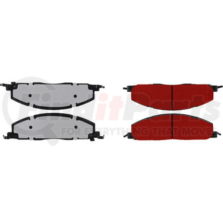 Centric 500.14000 Disc Brake Pad Set PQ PRO Disc Brake Pads with Hardware