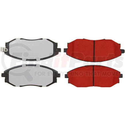 500.10310 by CENTRIC - PQ PRO Disc Brake Pads with Hardware