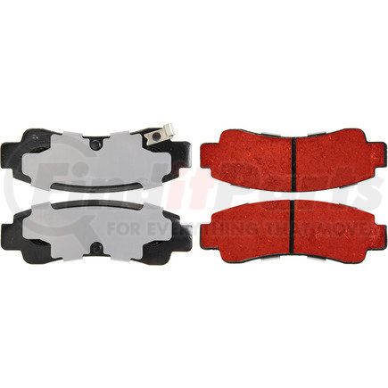 500.05110 by CENTRIC - PQ PRO Disc Brake Pads with Hardware