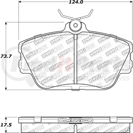 308.05980 by CENTRIC - StopTech Street Brake Pad