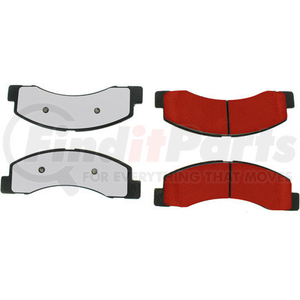 Centric 500.07560 Disc Brake Pad Set PQ PRO Disc Brake Pads with Hardware