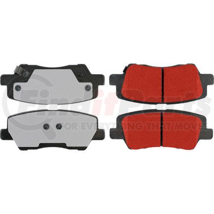 500.18390 by CENTRIC - PQ PRO Disc Brake Pads with Hardware