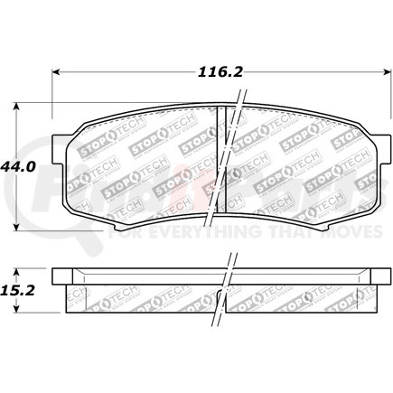 308.06060 by CENTRIC - StopTech Street Brake Pad