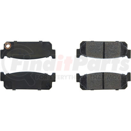 Centric 308.04810 Disc Brake Pad Set Street Brake Pads with Shims and Hardware