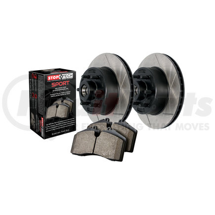 970.65058 by CENTRIC - Truck Axle Pack, Slotted, Front