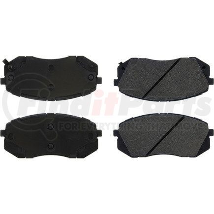 Centric 300.12951 Disc Brake Pad Set Centric Premium Semi-Metallic Brake Pads with Shims and Hardware