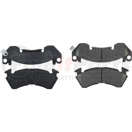 Centric 308.06140 Disc Brake Pad Set Street Brake Pads Front with Shims and Hardware