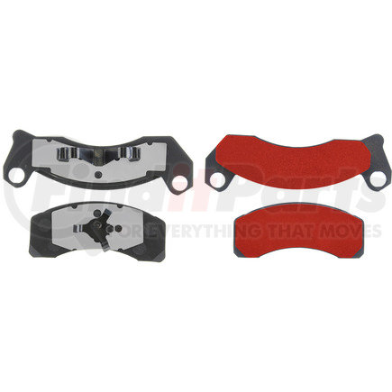 500.02000 by CENTRIC - PQ PRO Disc Brake Pads with Hardware