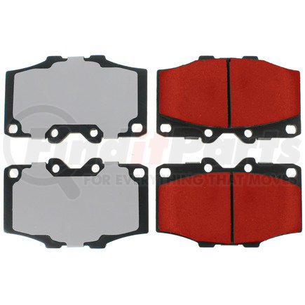 500.01371 by CENTRIC - PQ PRO Disc Brake Pads with Hardware