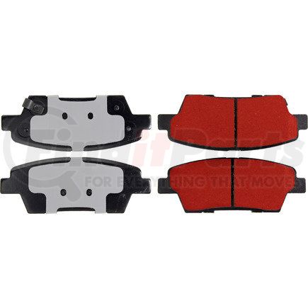 500.15510 by CENTRIC - PQ PRO Disc Brake Pads with Hardware