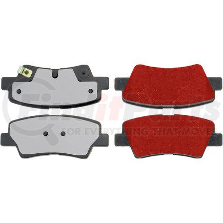 500.15940 by CENTRIC - PQ PRO Disc Brake Pads with Hardware