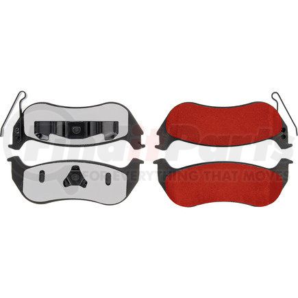 500.09640 by CENTRIC - PQ PRO Disc Brake Pads with Hardware